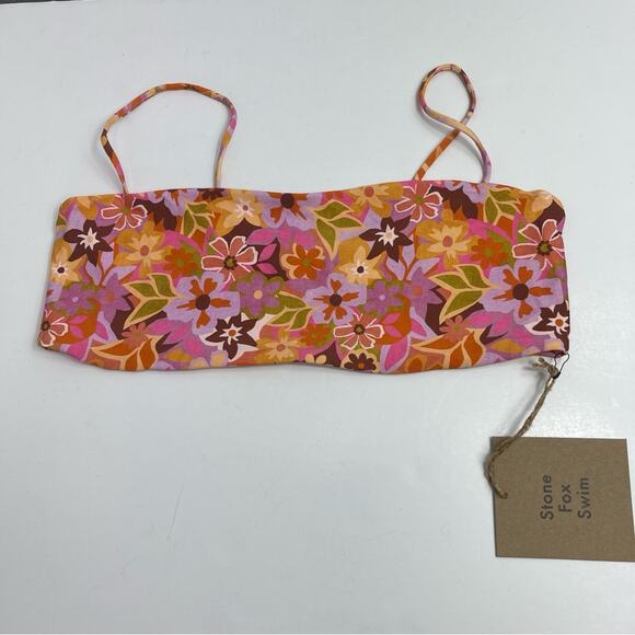 Stone Fox Swim Bikini Top Bliss Retro Pop - Picture 3 of 10